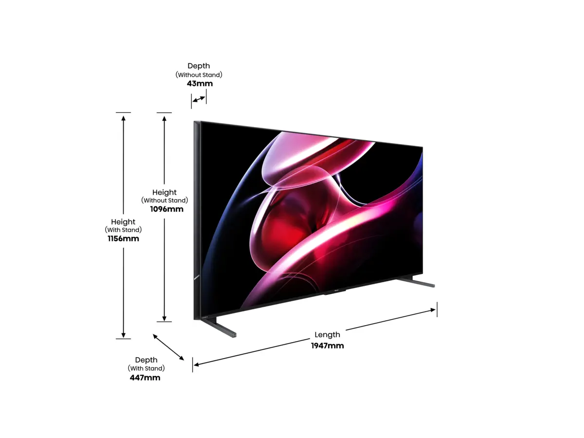 TV SET 85UXKQ HSN 1