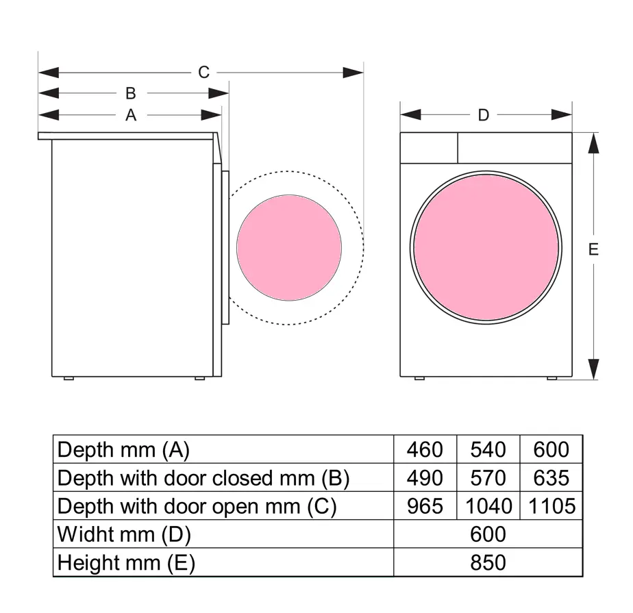 WASHER WF3S1043BW3 WF3S1043BW3 HSN 4