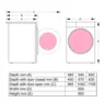 WASHER WF3S1043BW3 WF3S1043BW3 HSN 4